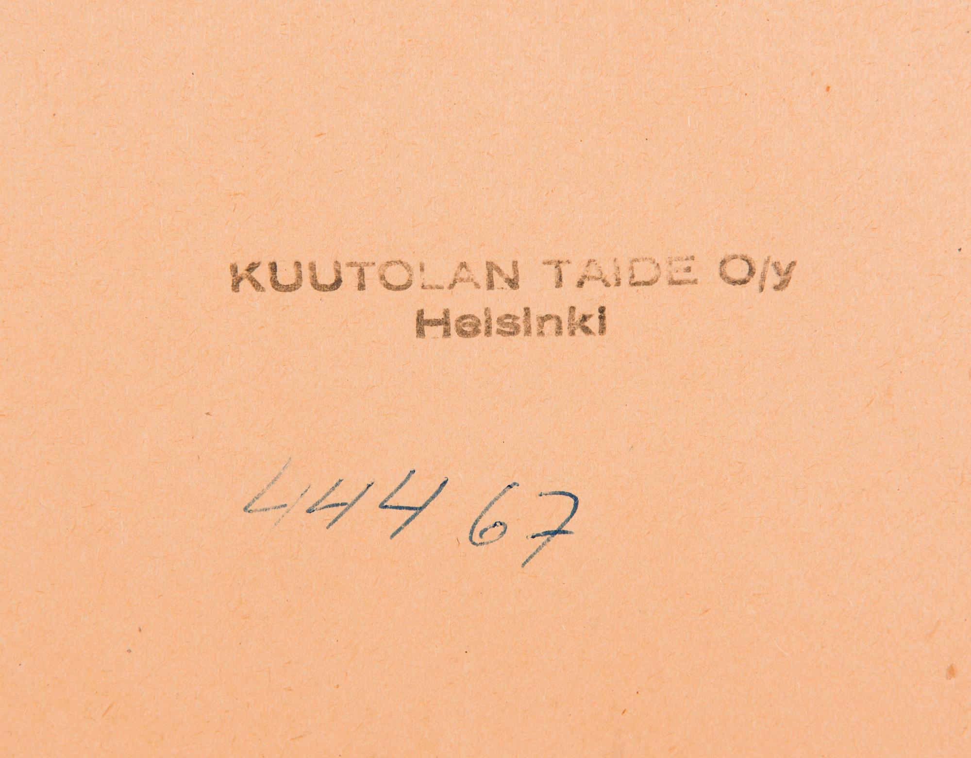 OKÄND KONSTNÄR, akvarell.