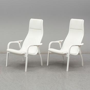 Five 'Lamino' easy chairs by Yngve Ekström from Swedese.