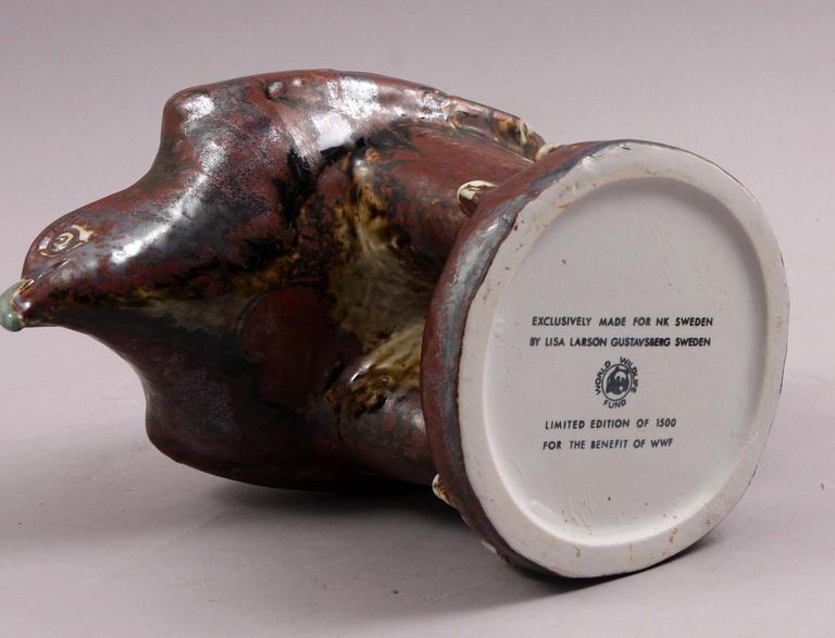FIGURIN, stengods, Lisa Larson för WWF, Gustavsberg.