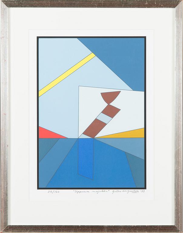 Göran Augustson, silkscreen, signed and dated -93, numbered 82/120.