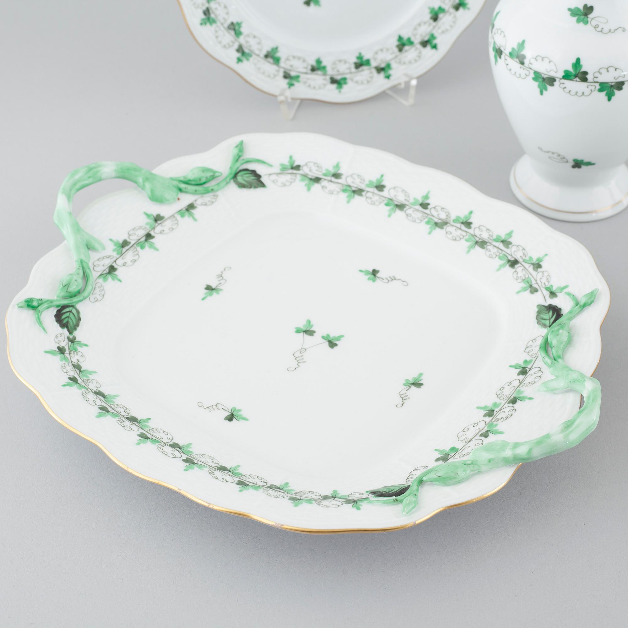 SERVISDELAR, 20 st, porslin, Herend, 1900-tal.