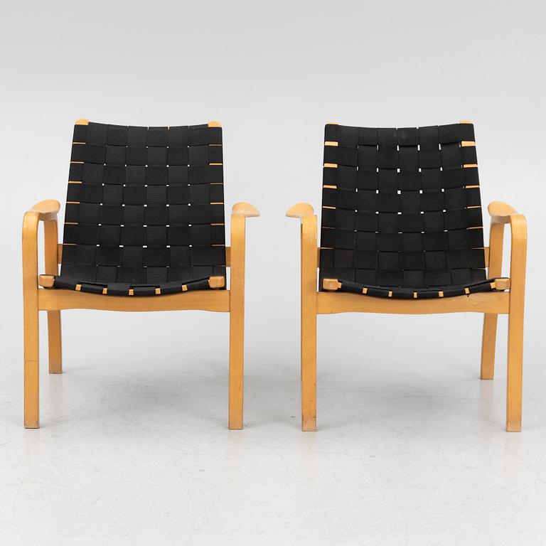 Yngve Ekström, armchairs, a pair, "Laminett", Swedese, second half of the 20th century.