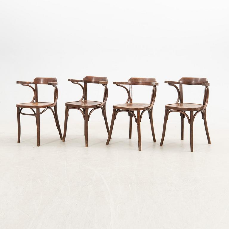 Armchairs 4 pcs, first half of the 20th century.