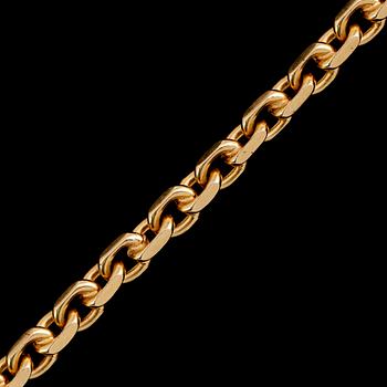 ARMBAND, 18 k guld, svenska stämplar, 1986. Vikt ca 28 g.