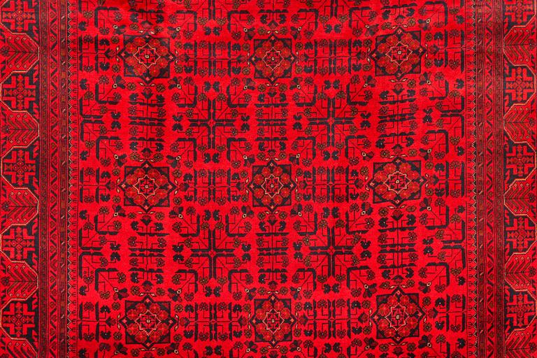 An Afghan Mamluk carpet, c. 292 x 204 cm.