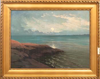 John David Bergling, oil on canvas signed.