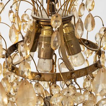 A Gustavian style chandelier, first half of the 20th Century.