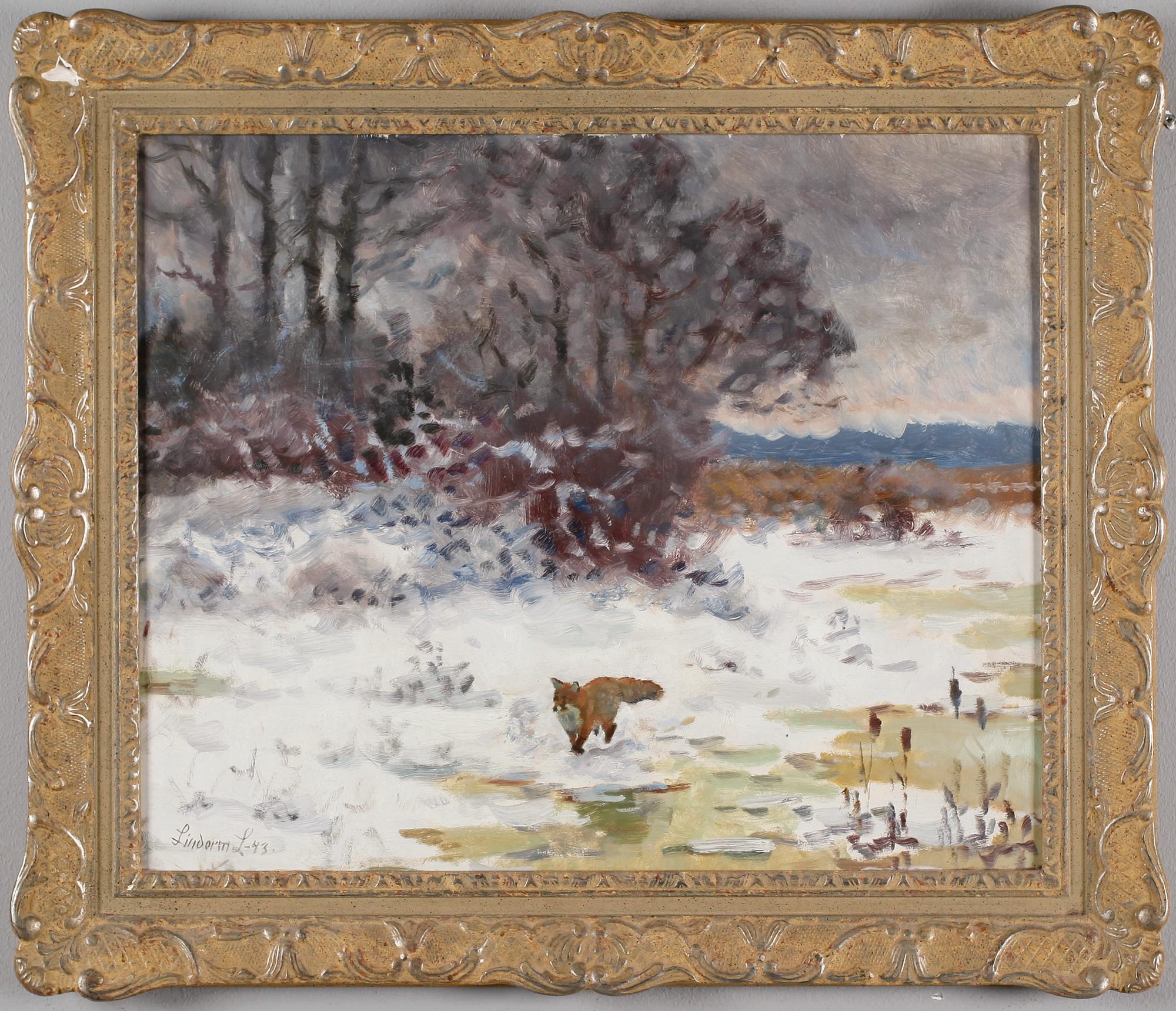LINDORM LILJEFORS, olja på pannå, signerad och daterad-53.