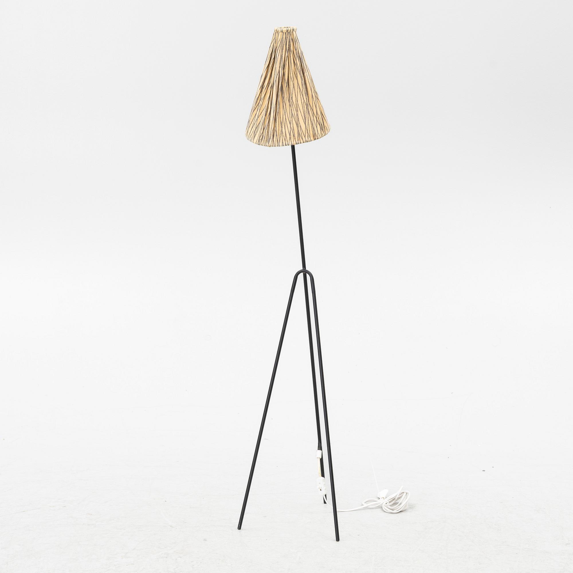 Hans Bergström, floor lamp, model 569, "The Giraffe", Atelje Lyktan, 1950s.