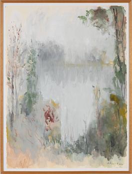 Ruben Heleander, gouache, signed.