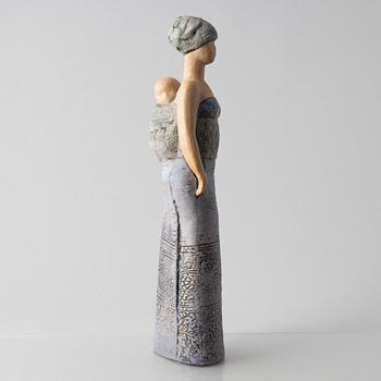 Lisa Larson, figuriner, 2 st, stengods, bl.a. "Arabkvinna", Gustavsbergs studio.