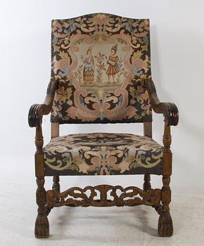 KARMSTOL, barockstil.