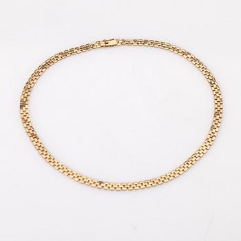 Collier, 18k, korridorlänk.