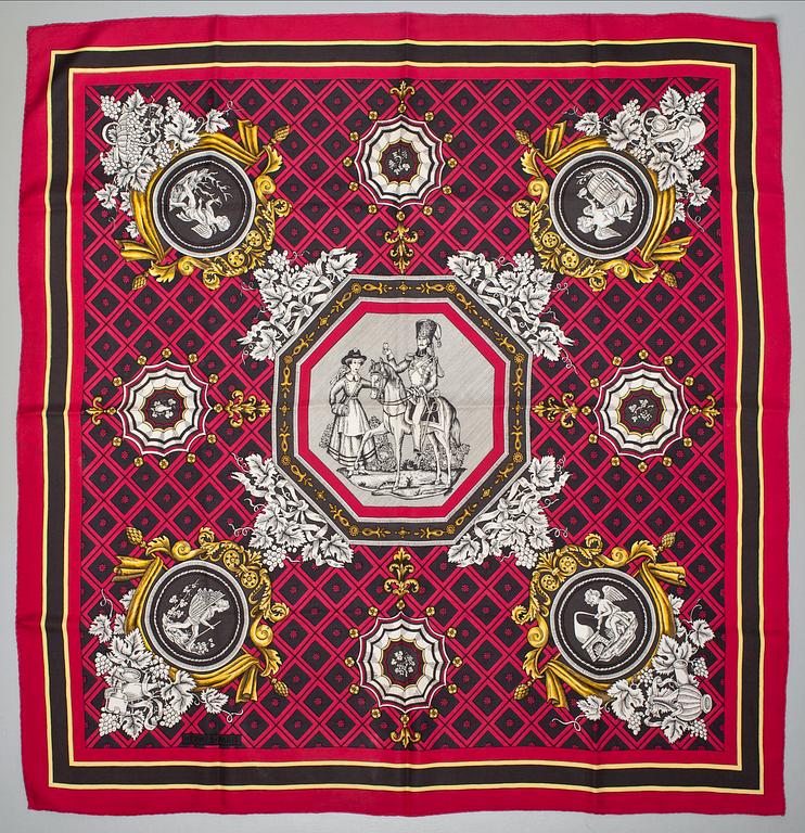 A Hermès silk scarf.