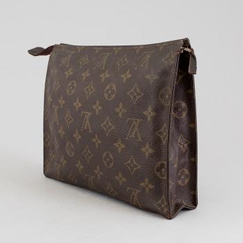LOUIS VUITTON, a monogram canvas make up bag.