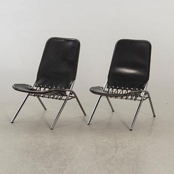 A PAIR OF FOLDING CHAIR "PIRATEN" DESIGN OLOF PIRA 1950'S.
