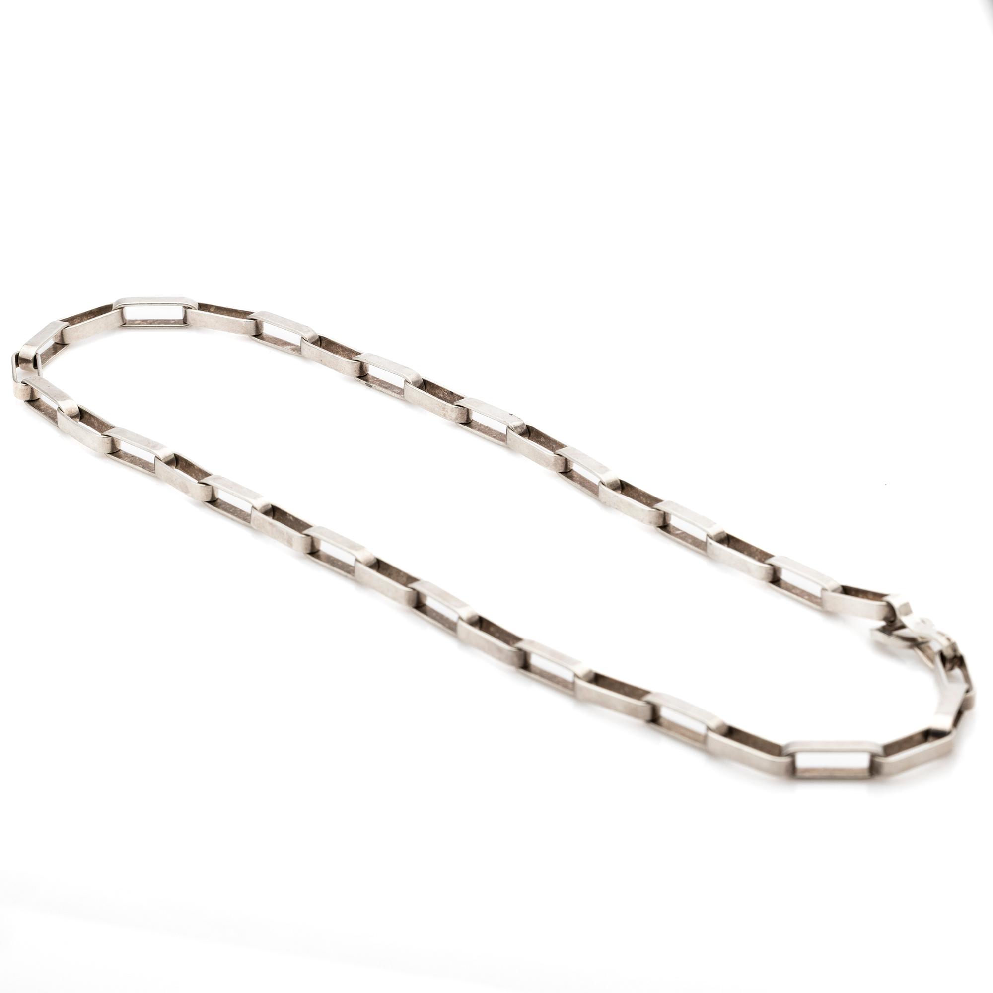 K-J Johansson, Neck chain, silver, 1975, Gothenburg.