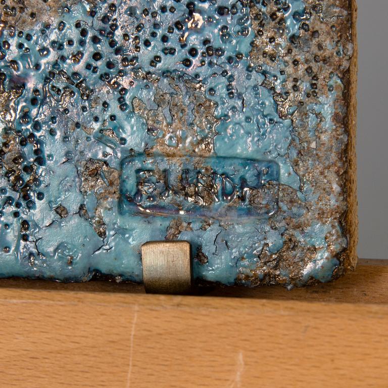 VÄGGRELIEF, keramik, Francesca Mascitti-Lindh, signerad i godset F.Lindh, Arabia.