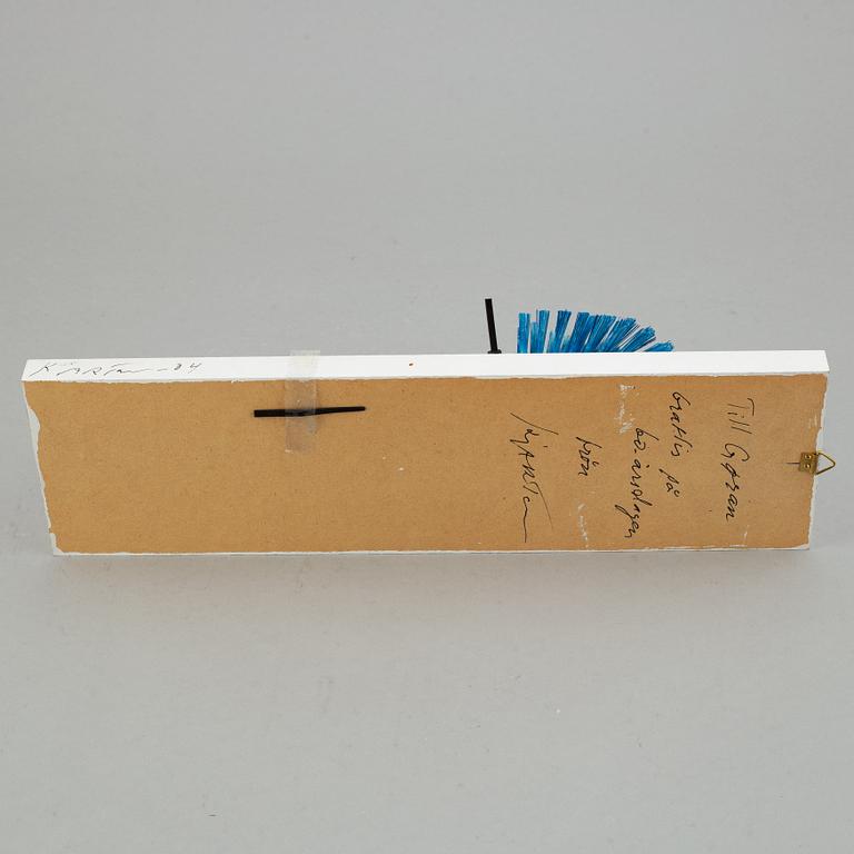 Kjartan Slettemark, sculpture, mixed media, signed and dated -04.