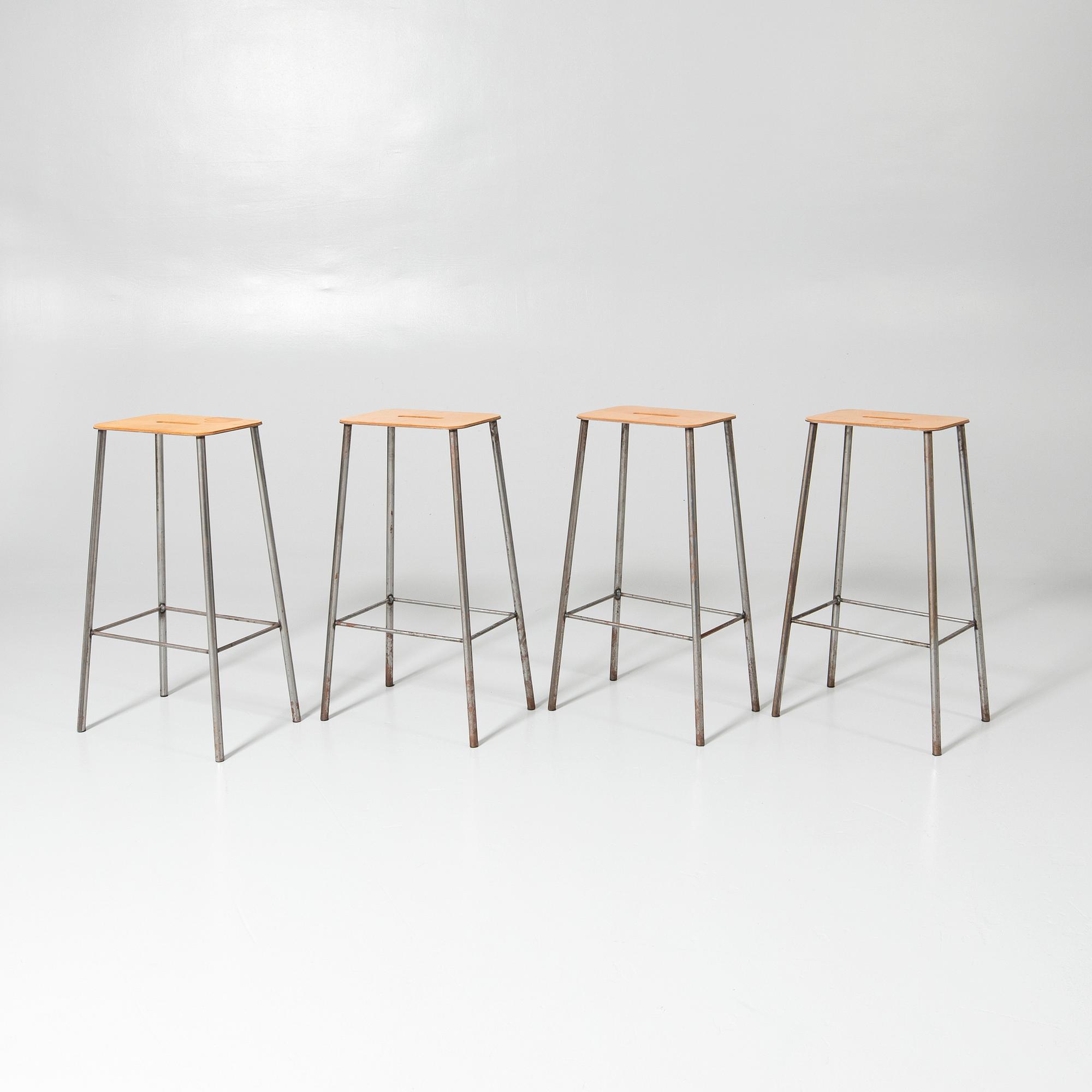 Bar stools, 4, “Adam”, Frama, Denmark, 2000s.