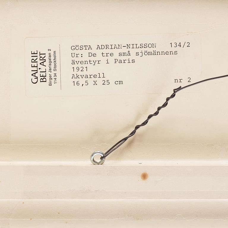 Gösta Adrian-Nilsson, From "De tre små sjömännens äventyr i Paris".