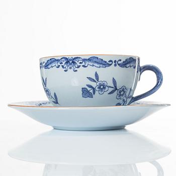 A 33-piece 'Ostindia' creamware tea and coffee service, Rörstrand.