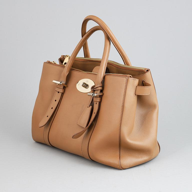 Mulberry, a tan leather 'Bayswater Double Zip' handbag, 2013.