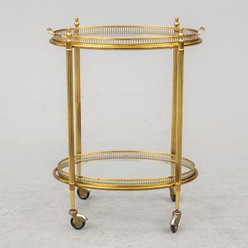 a serving trolley from the second half of the 20th century.