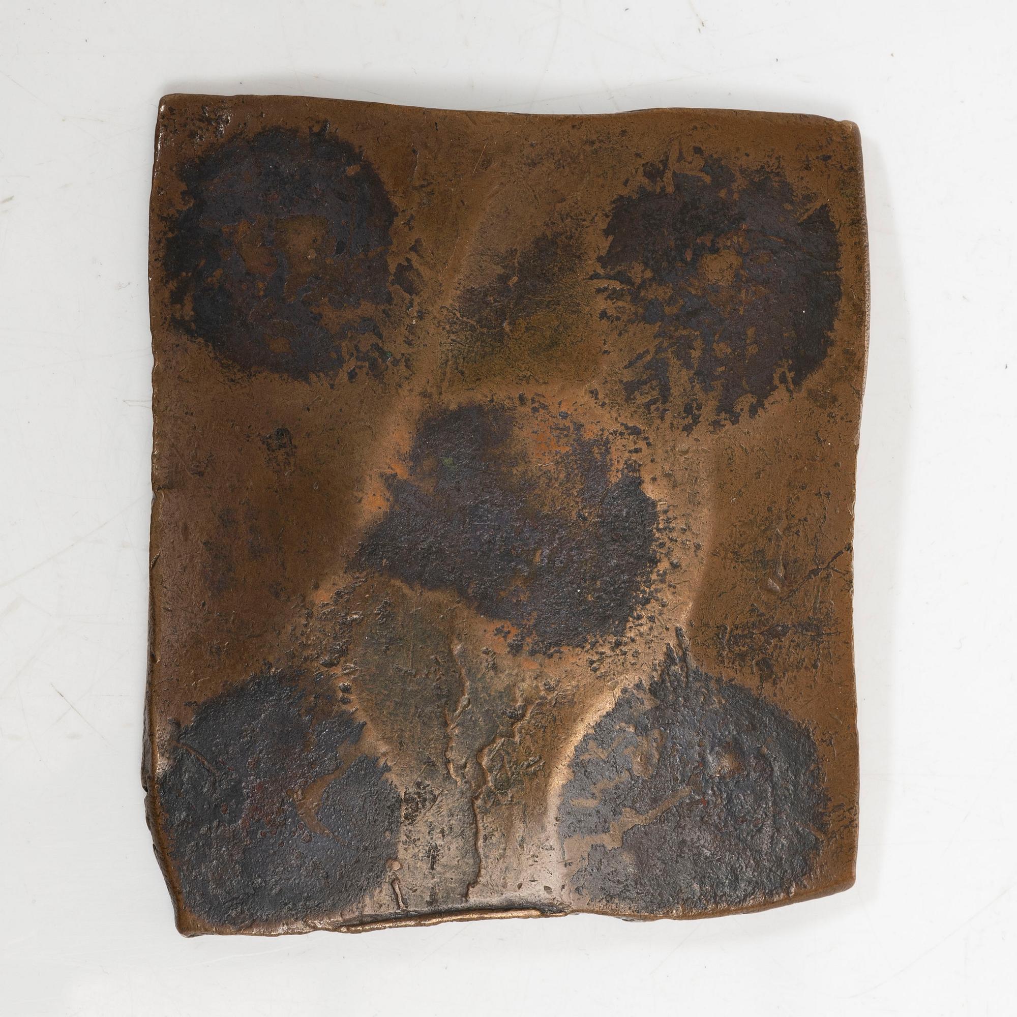 Fredrik I, a Swedish plate coin of 1/2 daler silver, Avesta 1742.