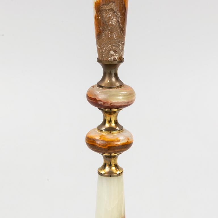 Floor lamps, a pair, second half of the 20th century.