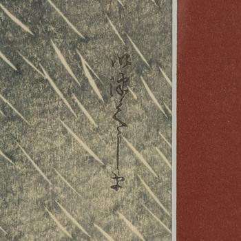 Shotei, a woodblock print in colours, ca. 1939.