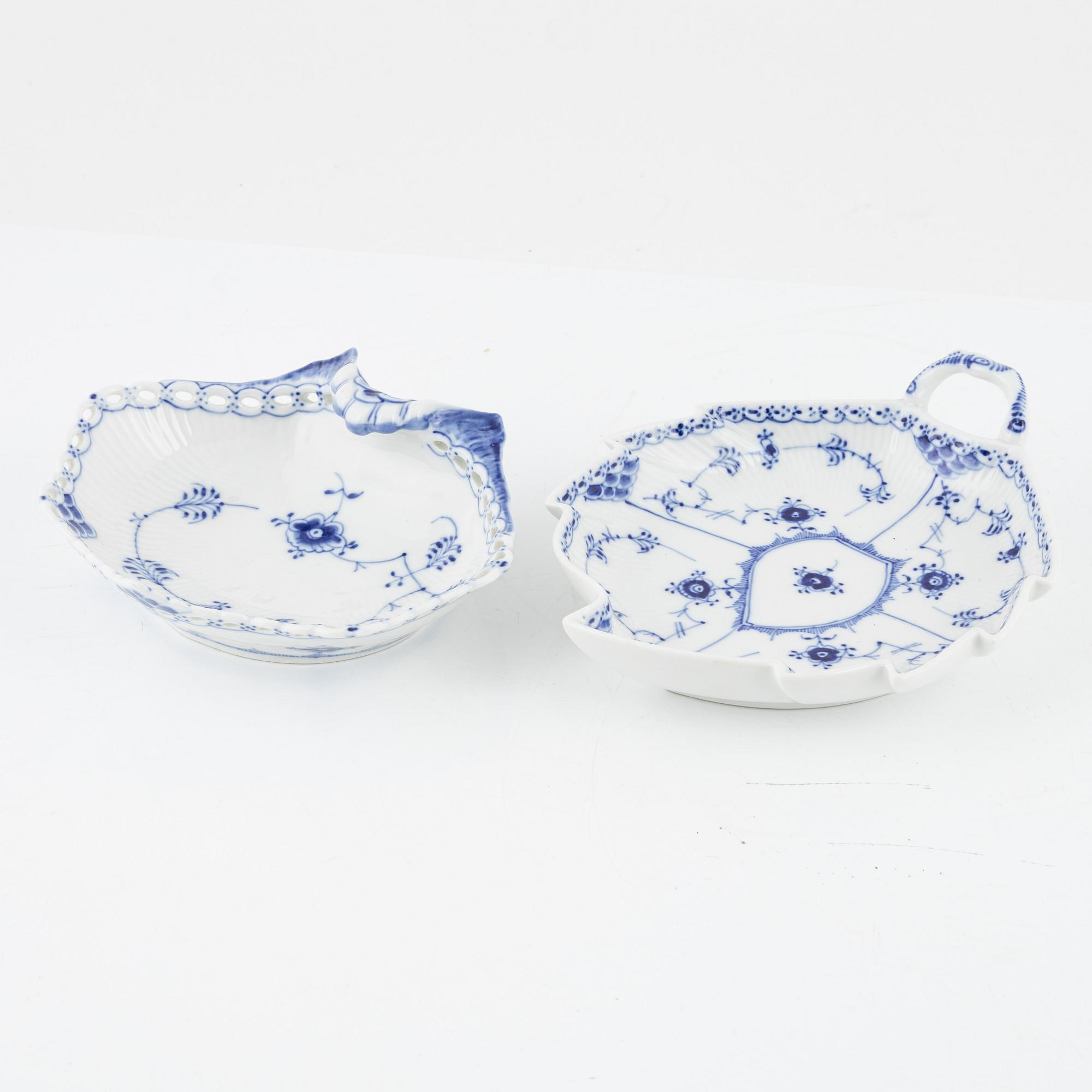 Royal Copenhagen, a 'Musselmalet' porcelain dinner service, Royal Copenhagen, Denmark.