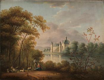 236. Strömsholms slott samt pastoralt ruinlandskap.