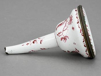VINTRATT, emalj, 1700-tal.
