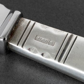 JACOB ÄNGMAN, smörgåsbestick, 24 delar, silver. "Rosenholm", GAB, bla Stockholm 1964.