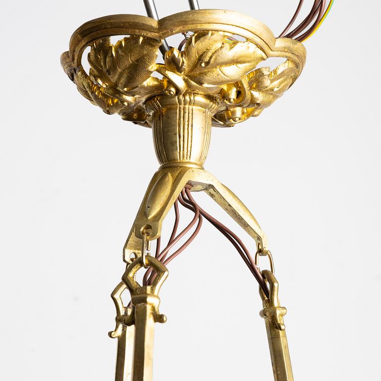 Ceiling lamp, Art Nouveau, early 20th century.
