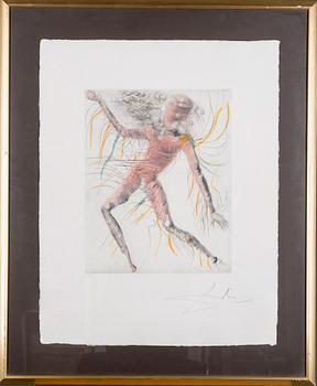 SALVADOR DALÍ, etsning, signerad och numrerad XXIX/C.