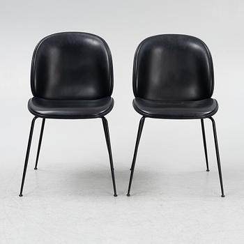 Gamfratesi, stolar 6 st, "Beetle dining chair", Gubi, formgiven 2013.