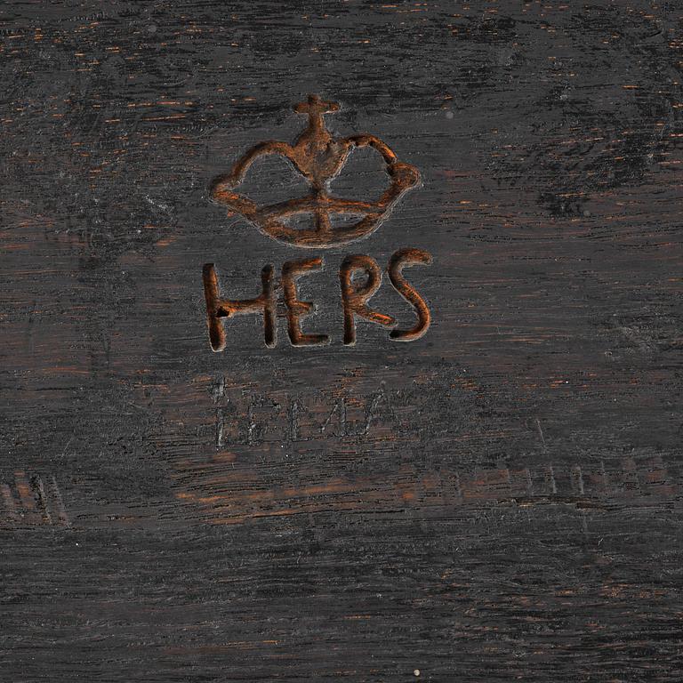 A Swedish Baroque Royal writing desk, by Hindrich von Hachten Ordered for the queen Hedvig Eleonora (1636-1715) 1683.