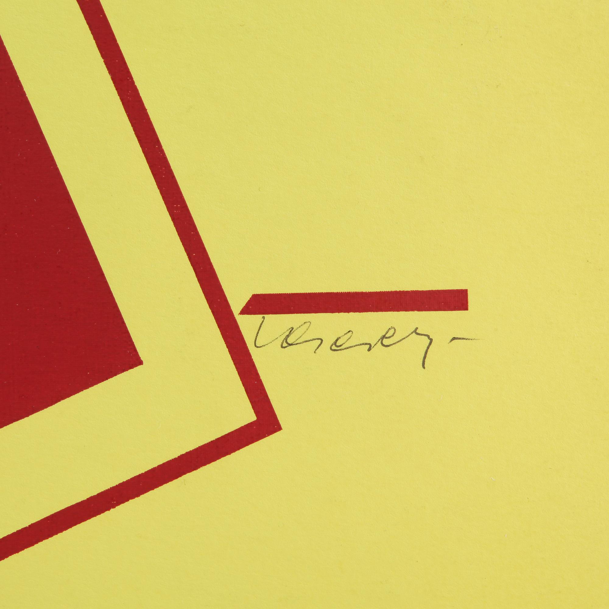 VICTOR VASARELY, screenprint, signerad.