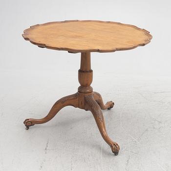 A pie-trust table, England, late 18th Century.