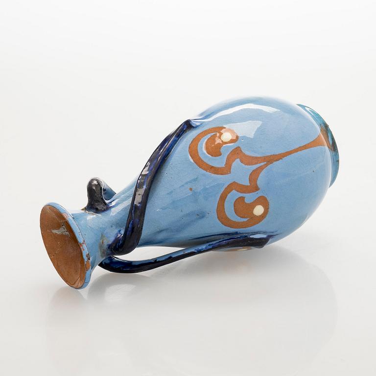 Alfred William Finch, maljakko, keramiikkaa, Iris noin 1900.