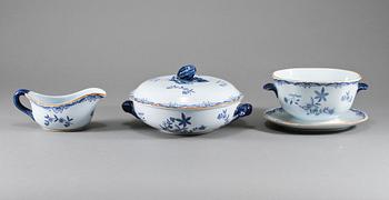SERVISDELAR, 48 st, "Ostindia", Rörstrand, 1900-tal.