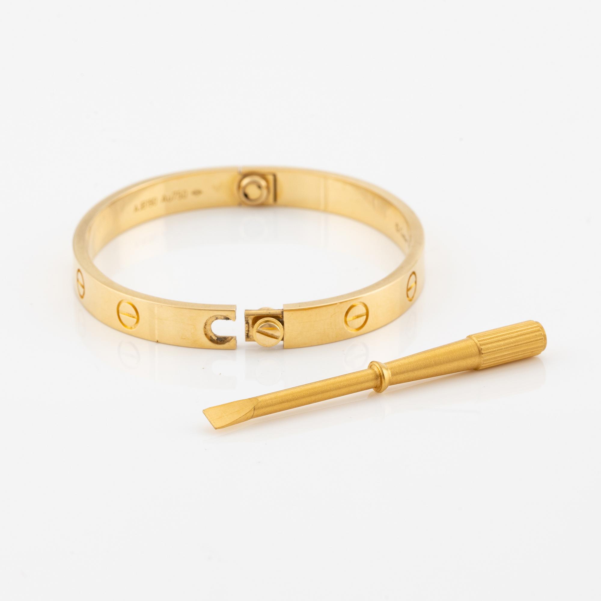Cartier, bracelet, "Love", 18K gold.