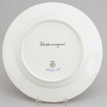 A set of six Royal Copenhagen 'Fauna Danica' dishes, Denmark, 20th Century.