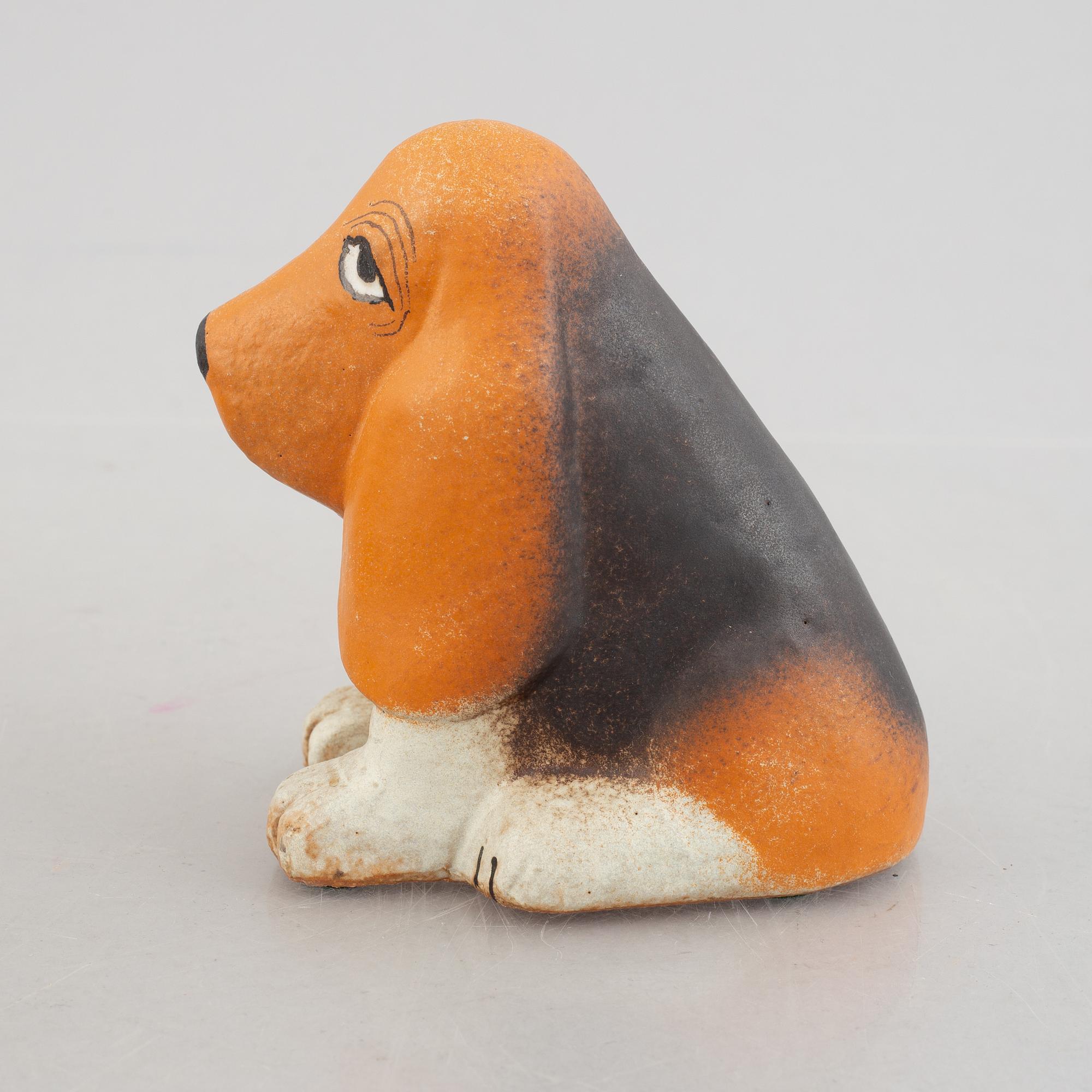 Lisa Larson, a set of three stoneware figurines, K-Studion and Gustavsberg.