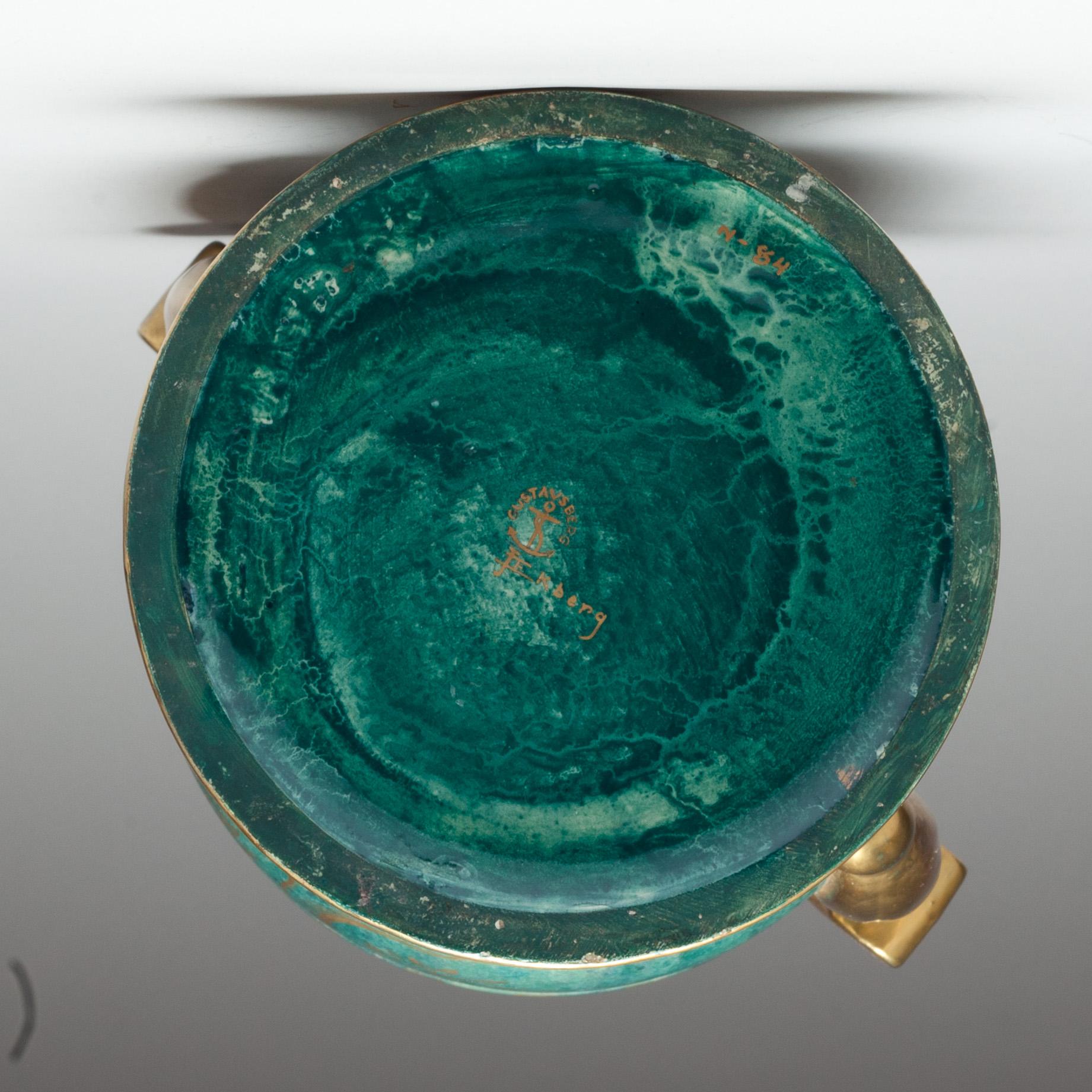 PRAKTURNA, flintgods, Josef Ekberg, Gustafsberg, 1920-tal.
