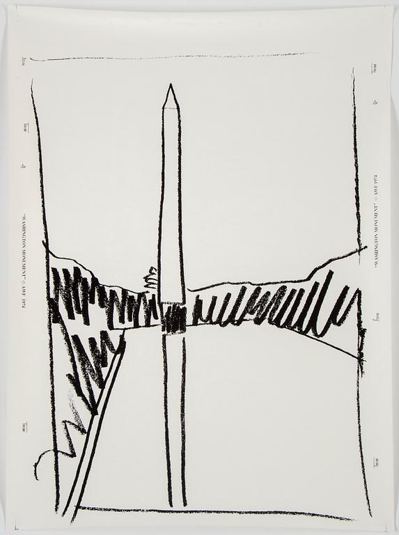 ANDY WARHOL, serigrafi, 1974.