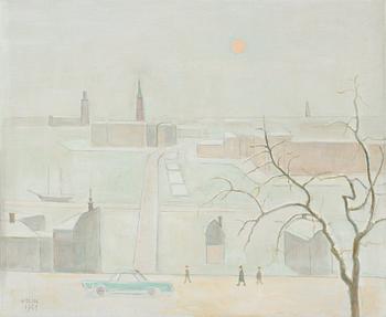 323. Einar Jolin, Winter scene from Stockholm.