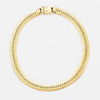 Collier 18K guld, Balestra, Italien.